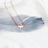 Simple small fresh fashion bird necklace