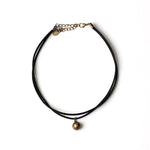 Multi-layer bell necklace choker