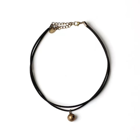 Multi-layer bell necklace choker