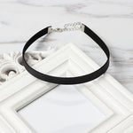 Fashion hipster collar simple leather cord choker