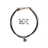 Multi-layer bell necklace choker