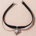 Double-layer simple short love collar