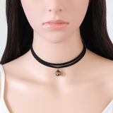 Multi-layer bell necklace choker