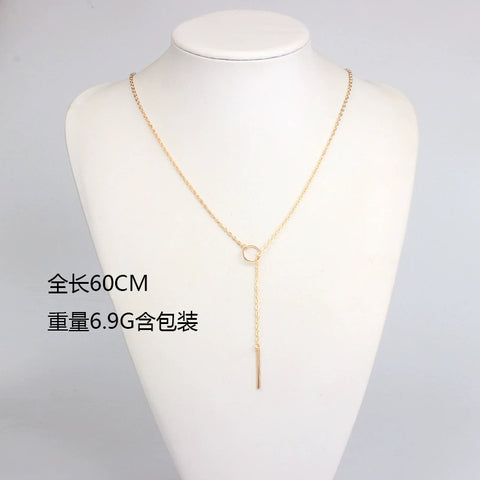 Fashion simple retro popular necklace women