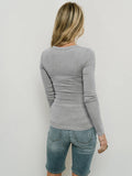 women's T-shirt women's Y2K long-sleeved sweater slim top