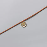 Simple fashion circular pendant necklace