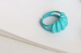 Simple candy color niche open ring