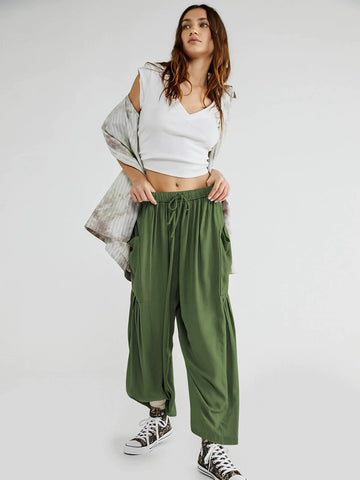 Casual pants wide leg pants Loose sports home pants