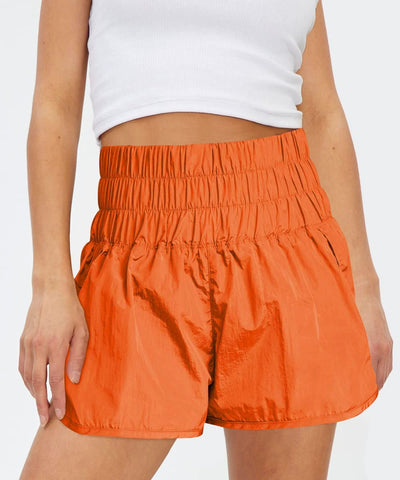 High-waisted casual shorts Fitness pants