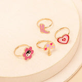 Cute cartoon drip ring