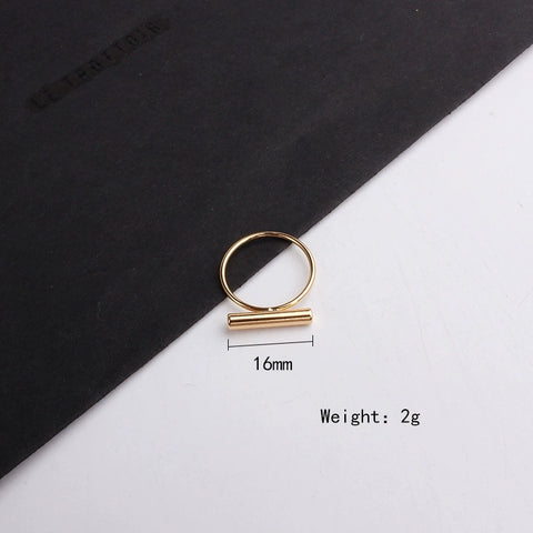 Creative fashion retro one-line ring