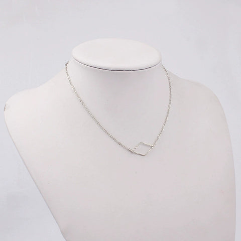 Fashion simple popular geometric necklace women