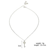 Accessorize with temperament Key pendant necklace