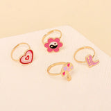 Cute cartoon drip ring