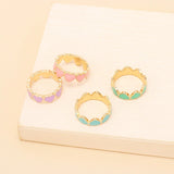 Summer fluorescent love ring