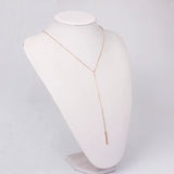 Simple fashion long necklace women's collarbone chain