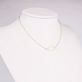 Fashion simple popular geometric necklace women