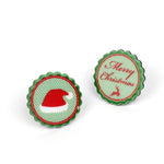 cute cartoon Christmas series seal earrings