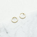 Simple and minimalist geometric earrings