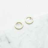 Simple and minimalist geometric earrings