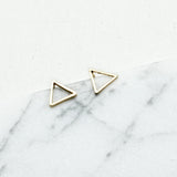 Simple and minimalist geometric earrings