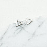 Simple and minimalist geometric earrings