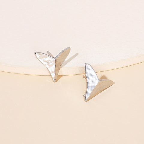 geometric triangle arrow earrings