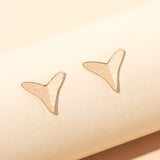 geometric triangle arrow earrings