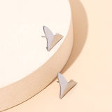 geometric triangle arrow earrings