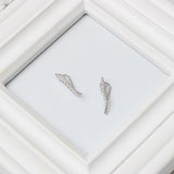 simple leaf alloy U-shaped ear clip earrings