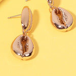 Conch shell earrings