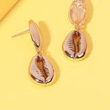 Conch shell earrings