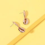 Conch shell earrings