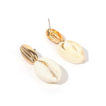 Conch shell earrings