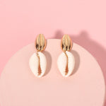 Conch shell earrings