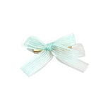 Simple lace ribbon bow hair clip