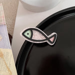 Cute cartoon fish hairpin