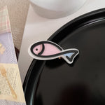 Cute cartoon fish hairpin