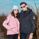 Couple style down outdoor jacket men's winter three-in-one ski suit jacket