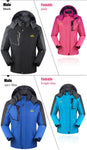 Couple's plus size plus velvet padded jacket outdoor sports jacket