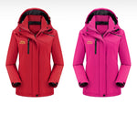 Couple style outdoor climbing jacket plus velvet padded jacket