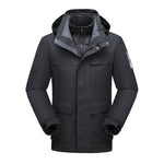 Couple style down outdoor jacket men's winter three-in-one ski suit jacket