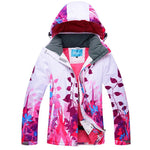 Women's outdoor windproof and waterproof ski suit