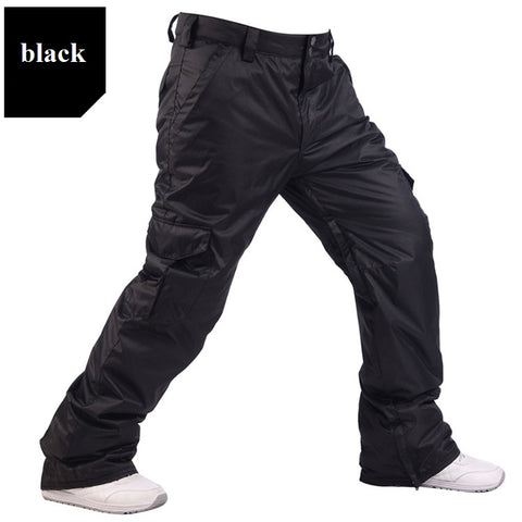 Men's snowboard pants warm thick camouflage ski pants