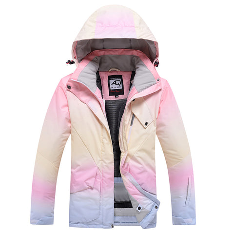 Women's colorful outdoor windproof and waterproof ski suit